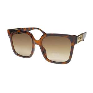 Occhiali da Sole Sean John SJS2010Ce, Protezione UV/UVB 100%, Lenti Rettangolari Sfumate Oro-Arancio, Montatura Quadrata Casual Antigraffio - Product Image 1