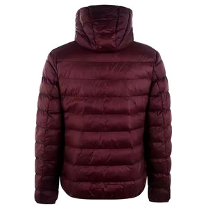 Custom Made Men's Canvas <b>Thin</b> Puffer <b>Jacket</b> Stand <b>Waterproof</b> Zipper Closure 100% Polyester Outdoor Use Shiny Finish Hooded - Product Image 6