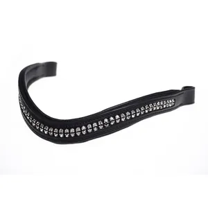 Brida de cuero de alta calidad para caballo con correas laterales - Tamaño y logotipo personalizables, precio competitivo, exportación a granel - Product Image 3