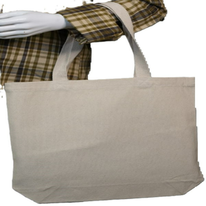 100% Organic Cotton Tote <b>Bag</b> Premium Quality Eco-friendly Reusable Recyclable Personalized Shopping <b>Bags</b> Custom Logo Hand Length - Product Image 4