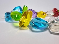 Collier en résine époxy de qualité supérieure personnalisé pour femmes et filles dans diverses couleurs, plaqué or, accessoires de bijoux de mode
