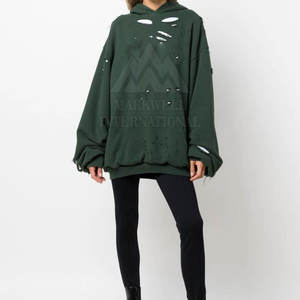 Sudaderas con Efecto Desgastado para Hombre, Diseño Personalizado, Venta al por Mayor, Mejor Calidad, Precio Económico - Product Image 3