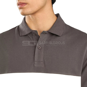 Camiseta Polo de 3 Colores para Hombre, Logotipo Personalizado, Tela de Piqué de Algodón, Fabricante OEM - Product Image 5