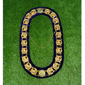 Collier Rose-Croix maçonnique. Régalias de chapitre maçonnique. Insignes de 18e grade. Colliers Premium Rose Croix par la collection Freemason - Product Image 3
