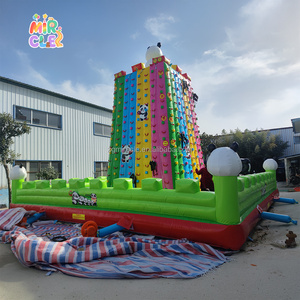 Tour Escalade Gonflable Commercial Thème Panda Mur Escalade pour Parc Attractions Terrain Jeu - Product Image 2