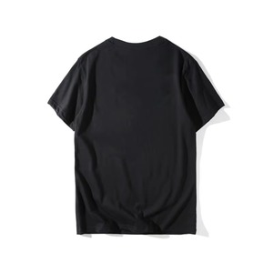 2025 Camiseta de algodón puro con estampado de logotipo personalizado Unisex para hombre Harajuku Color sólido letra de punto anuncios personalizados fotos de texto - Product Image 2