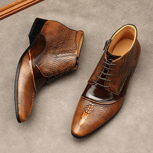 Elegantes Botas Cortas de Piel de Vacuno de Primera Calidad con Forro Transpirable y Resistentes al Desgaste para Uso Diario, Viajes y Actividades al Aire Libre - Product Image 2