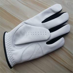 Gants de golf personnalisés OEM pour hommes en cuir Cabretta, ajustement flexible, gants d'entraînement et de compétition - Product Image 2
