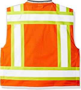 เสื้อกั๊กนิรภัยสีขาวสำหรับใส่ทำงานในกระเป๋าเสื้อแจ็กเก็ตนิรภัย2025ออกแบบโลโก้ได้ตามต้องการ - Product Image 6
