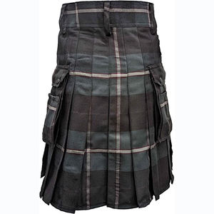 Highland robe jupe Kilt hommes écossais traditionnel Kilts divers Tartan traditionnel Tartan tissu laine acrylique - Product Image 3