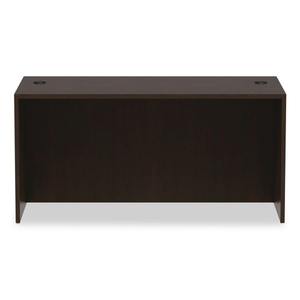 Alera Valencia Series Mueble de recepción recto ALEVA216030ES-Espresso 59.13 pulgadas. X 29.5 Pulgadas Escritorio de oficina duradero de 29.63 pulgadas - Product Image 4