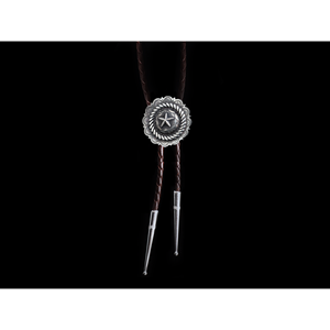 Engraved <b>Star</b> Concho Bolo - Product Image 2