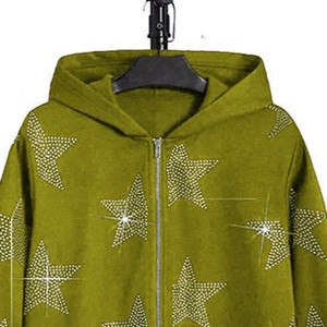 Digital print Men Rhinestones men's hoodies new design top trend <b>cheap</b> rate breathable Rhinestones men's hoodies with best <b>stuff</b> - Product Image 3