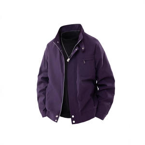 Veste de baseball matelassée pour homme, style rétro américain, hiver, décontractée, col rond, fermeture éclair sur le devant, streetwear, polyester/coton - Product Image 5