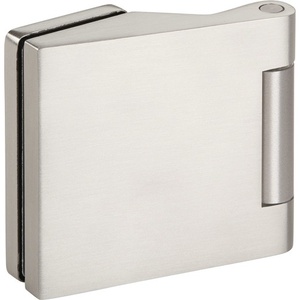 Charnière de porte en verre en acier inoxydable carré en alliage léger pour portes HERMAT à 3 parties - Product Image 1