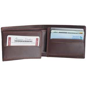 Nueva billetera de moda para hombre, billetera corta de cuero PU genuino, billeteras de cuero de gran oferta a la moda ligera - Product Image 1