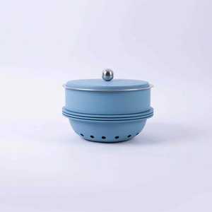 Casserole en acier martelé avec couvercle pour réchauffer les aliments de qualité supérieure pour l'hôtel et la table de mariage servant un design haut de gamme - Product Image 4