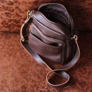 Authentic Leather Crossbody <b>Bag</b> <b>for</b> <b>Men</b> Compact, Strong, and Lightweight Cow Leather <b>Sling</b> From Insonesia - Product Image 6
