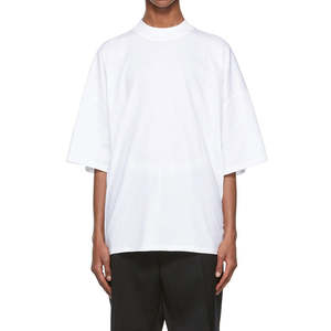 Camisetas de algodón pesado de alta calidad para hombres, Camiseta holgada de gran tamaño con hombros caídos, ropa de calle, camisas con logotipo personalizado para hombres, s - Product Image 3