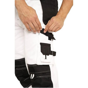 กางเกงคาร์โก้ผู้ชายสีล้วนมีกระเป๋าหลายช่อง - Product Image 5