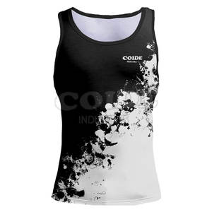 เสื้อกล้ามสำหรับยิมของผู้ชายเสื้อออกกำลังกายฟิตเนสกลางแจ้งโลโก้ออกแบบได้ตามต้องการสำหรับฤดูร้อน - Product Image 2