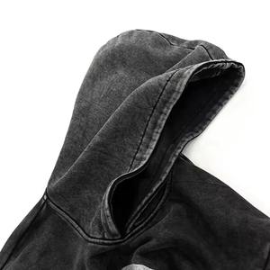 Sudadera con Capucha de Forro Polar con Estampado en Relieve, Corte Invernal, MOQ Bajo, Impresión DTG, Hombros Caídos, Logotipo Personalizado para Hombre - Product Image 5