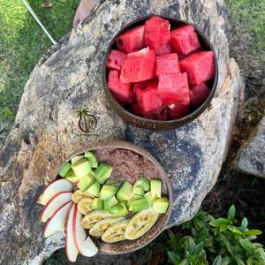 Juego de Tazones de Madera de Coco, Artesanía, Arte Popular, Productos Ecológicos, Vajilla Natural de Vietnam, Diseño de Tazón - Product Image 1