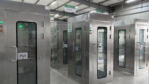 モジュラークリーンルームエアシャワーユニットインテリジェントコントロールパネルと安全インターロックドア - Product Image 3