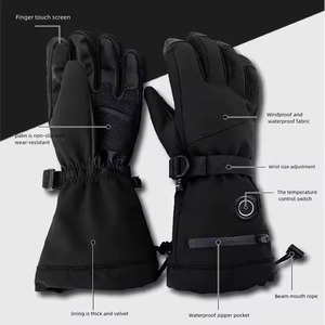 Offre Spéciale hiver gants de ski électriques à cinq doigts gants froids et coupe-vent gants chauds prix compétitifs - Product Image 5
