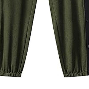 ชุดเดรสกางเกงทรงตรงสำหรับผู้ชายกางเกงสีล้วนแบบลำลอง - Product Image 3