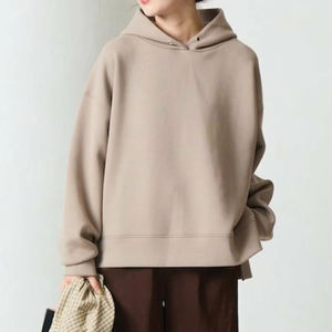 Sudadera con Capucha Extra Grande para Mujer, 100% Algodón, Transpirable, de Alta Calidad, Personalizable, Moderna, OEM, con Hombros Caídos, 2026 - Product Image 3