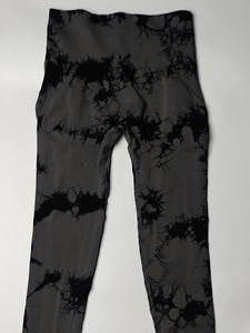 Leggings de yoga taille haute pour femme, longueur intégrale, doux, effet ventre plat, tissu épais, rose, en Spandex/Nylon, pour le fitness - Product Image 3