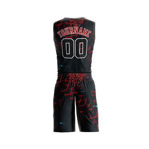 Uniformes de basket-ball personnalisés entièrement sublimés, à séchage rapide, vierges, maillots de basket-ball réversibles et shorts, uniforme de basket-ball - Product Image 4