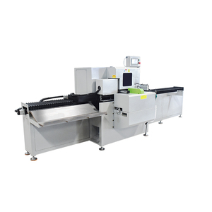 Automatic Feeding Dual Blade 45 Degree <b>Cutter</b> With Corner Protection JUNDE JD-SE355 355mm Blade 5000rpm 90mm Cutting Width - Product Image 1