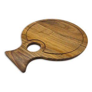 Planche à découper en bois avec rainure pour le jus, bloc à découper personnalisé, planche à découper réversible, planche à servir pour la charcuterie, planche à découper pour la cuisine - Product Image 3