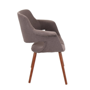 Fauteuils en tissu à ossature en bois de qualité supérieure pour salle à manger et mobilier de restaurant Chaises d'écriture en bois à vendre - Product Image 1