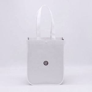 Custom Designed Eco Tote <b>Shopping</b> Bag Lulu PP Non Woven Reusable <b>Small</b> Size Laminated Printed Custom Color Curved Corners - Product Image 2