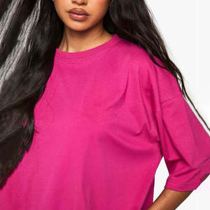 Venta al por mayor de las mujeres 100% algodón camiseta de alta calidad de diseño de moda moderna personalizada camiseta de las mujeres - Product Image 3