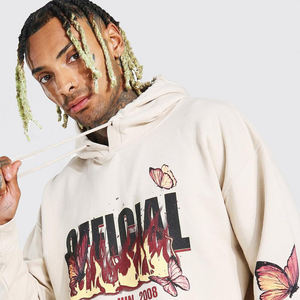 Sudaderas con Capucha de Alta Calidad con Estampado Digital para Hombre, Nuevo Diseño, 100% Algodón, Tallas Grandes, Transpirables, de Secado Rápido, Color Personalizado para Invierno - Product Image 6