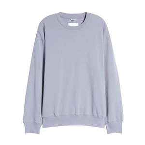 Sudadera superventas para hombre, sudadera lisa de Color lavanda para hombre, sudadera de gran tamaño con cuello redondo personalizada para hombre - Product Image 1