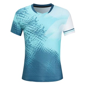 New Modern Unisex Round Neck Half Sleeve Sublimation Printed <b>Clothes</b> With Durable Fabric Professional Sports Wear Tennis Uniform - Product Image 1
