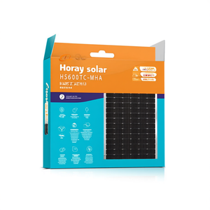 Panneau solaire monocristallin PERC Horay Solar HS600TC-MHA 550W avec couvercle avant en verre, certifié TUV pour usage domestique et industriel - Product Image 2