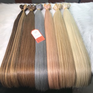 Extensions de cheveux à trame double, 100 % cheveux humains vierges non traités, cuticules alignées, pour grossistes - Product Image 6