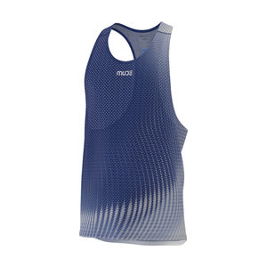 เสื้อกล้ามผู้ชายแบบ Racerback สีฟ้ารุ่งอรุณ โพลีเอสเตอร์ 100% พิมพ์ลายดิจิตอลด้วยเทคนิค Sublimation Transfer - Product Image 2