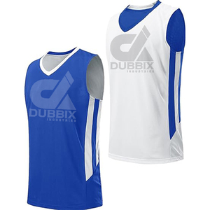 Maillot de basket-ball respirant de haute qualité 100% polyester, ensemble de vêtements de sport avec logo personnalisé pour l'été et l'hiver, logo 3D sur le devant - Product Image 4