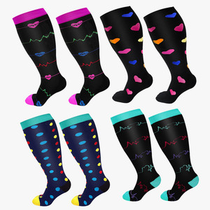 <span class=keywords><strong>Bas</strong></span> de compression taille extra-large, chaussettes de sport élastiques pour les jambes - Product Image 5