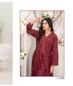 ชุดเดรสปากีสถานสำหรับผู้หญิงชุดเดรสซาลวาร์คาเมซลินินชุดเดรสผู้หญิงระบายอากาศได้ดี - Product Image 4