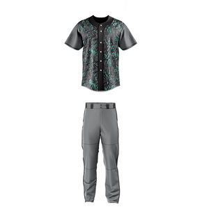 Uniforme de béisbol de último estilo de manga personalizada, ropa deportiva transpirable, conjunto estampado, uniforme de béisbol cómodo para ropa de equipo - Product Image 1