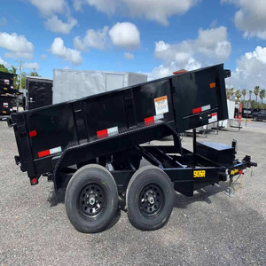 BigT 90SR Dump <b>Trailer</b> Black High Safety Level Farm Use High Productivity 4-Year Warranty 14000kg Capacity - Product Image 1