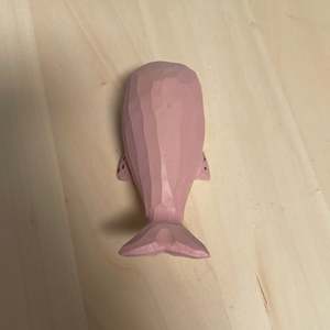 YEEYAYA 4.2 \ "rosa balena scultura in legno intagliato a mano animale acquatico statua per la decorazione della camera marina decorazione - Product Image 1